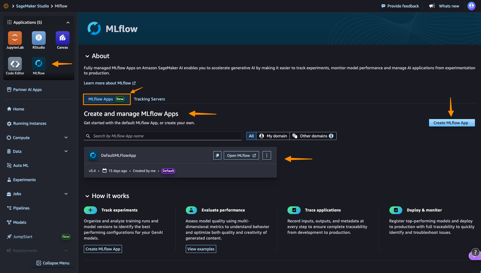Image for the article: Accelerate AI development using Amazon SageMaker AI with serverless MLflow