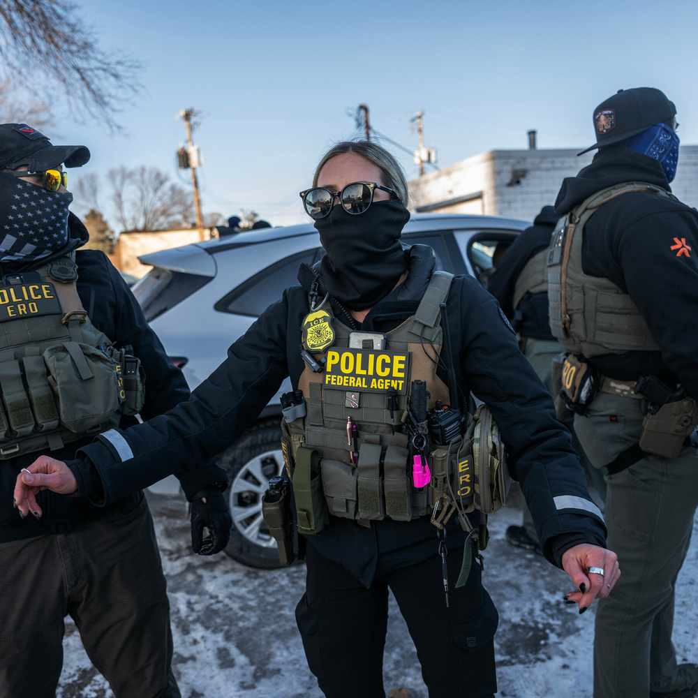 기사 이미지: 민주당은 이민 단속 요원들에게 어떤 제한을 요구하고 있습니까?