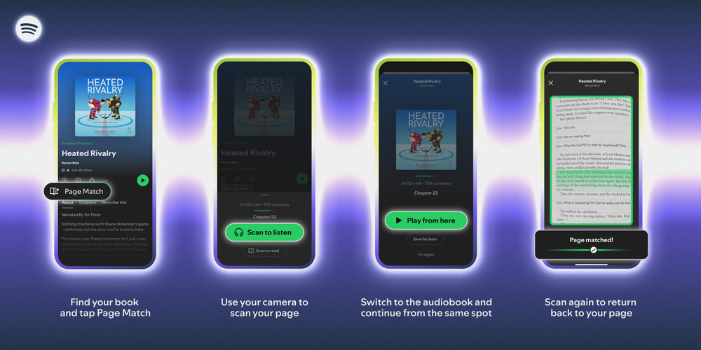 Image for the article: Spotify has a new way to sync your audiobook with your paper book. This solves a big problem I've been having.