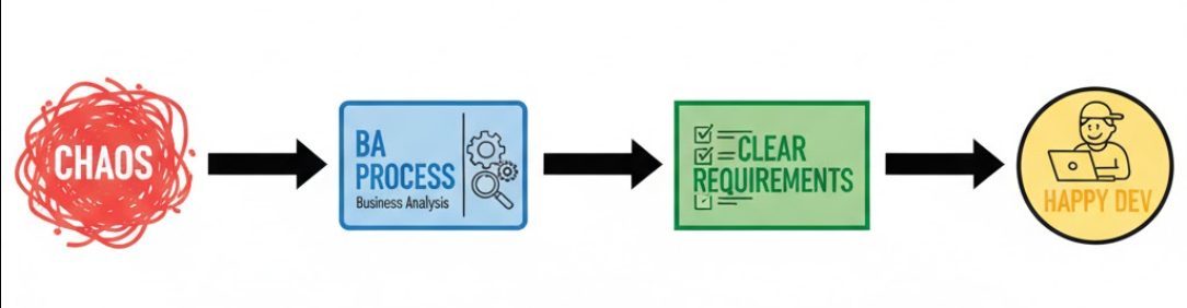 Изображение к статье: Преодоление разрыва: оптимизация сотрудничества разработчиков и бизнес-аналитиков для ускорения доставки