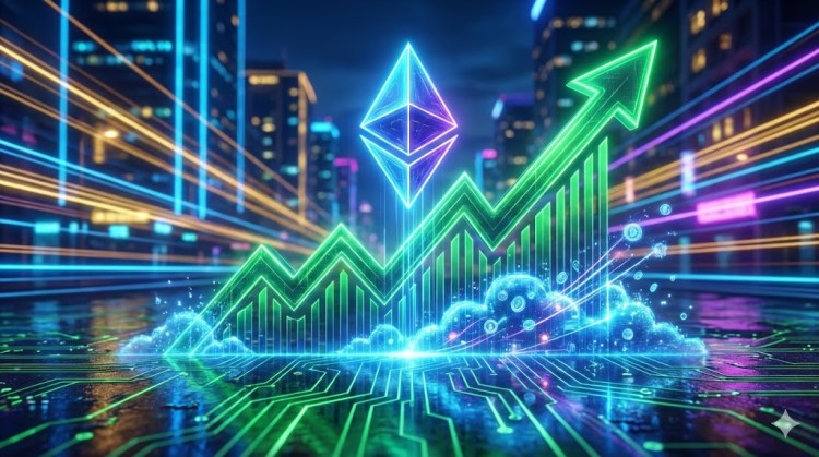 Изображение к статье: Графики предполагают, что потенциал роста цены Ethereum еще не исчерпан