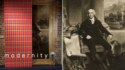 Image for the article: London Museum Hides Portrait Behind Cloth To "Reclaim" Caribbean History