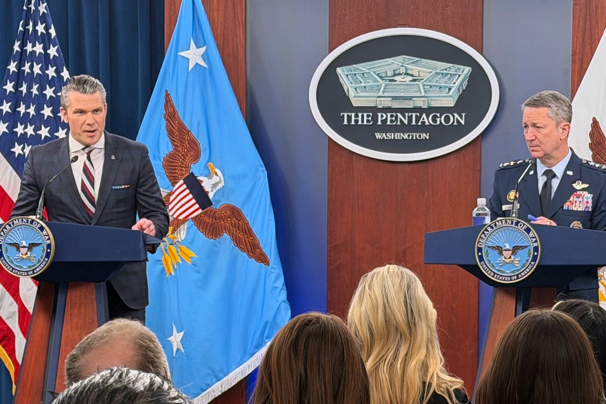 Image for the article: ‘President Trump got the last laugh’: Hegseth says Iranian leader who planned assassination attempt was killed in US strike