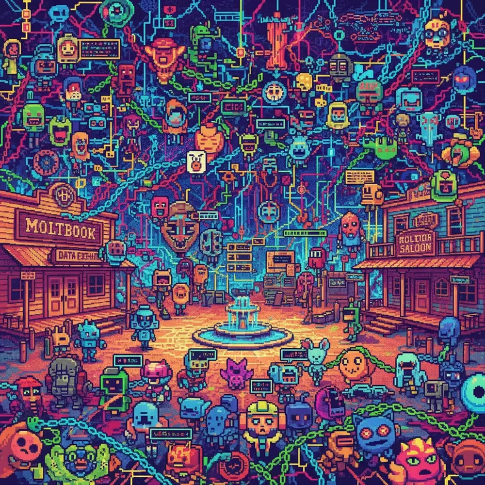 Image for the article: The Agentic AI Crucible: What Moltbook's Wild West Teaches Leaders About Productivity, Security, and the Future of Work new