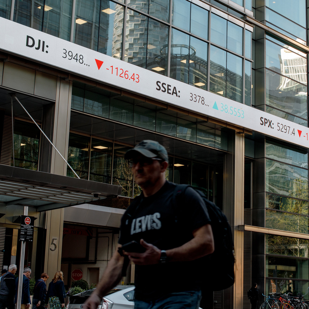 Image for the article: Europeans Show Less Stock Market Panic as Tariffs Cause Turmoil