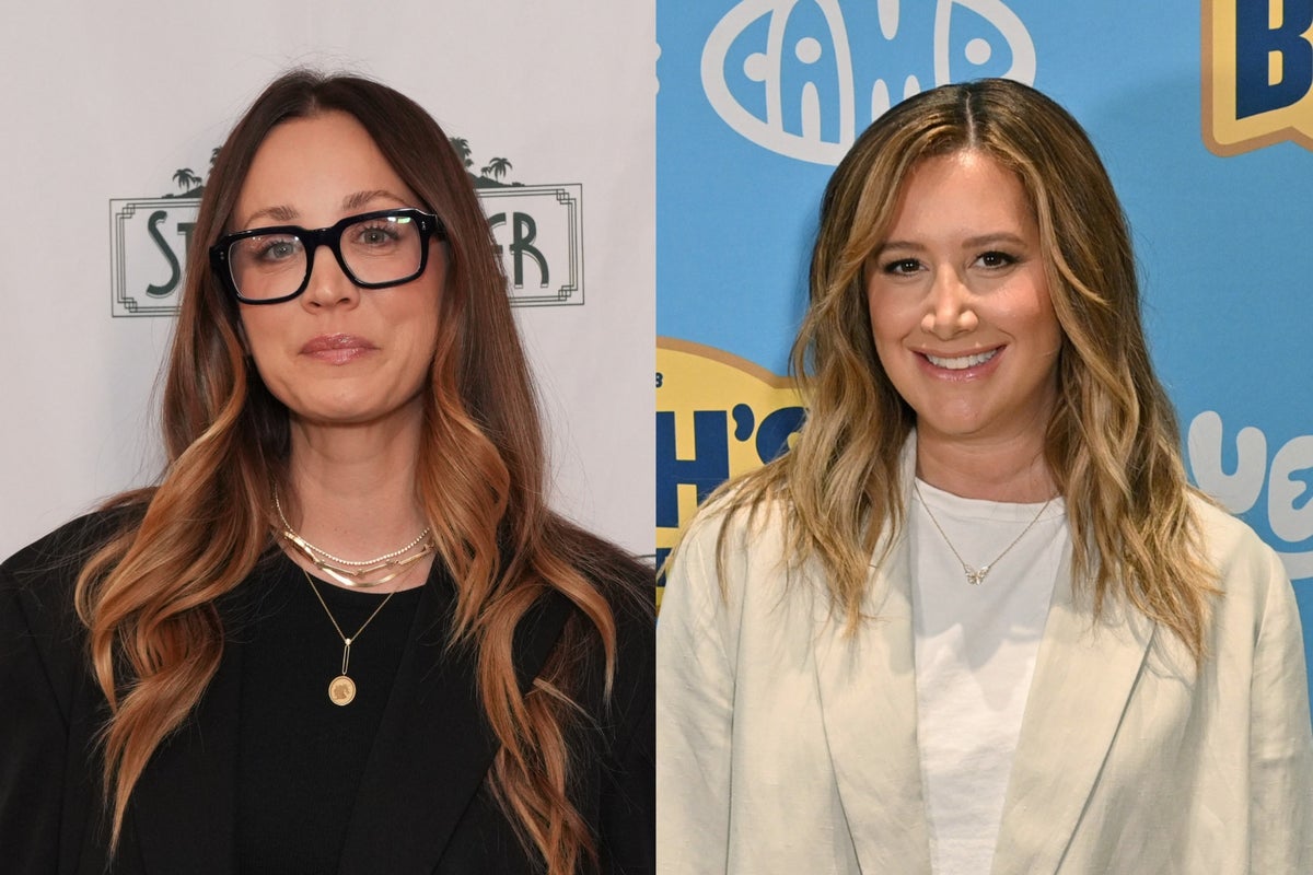 Image for the article: Kaley Cuoco wades in on Ashley Tisdale’s toxic mom group drama: ‘Just leave, baby’