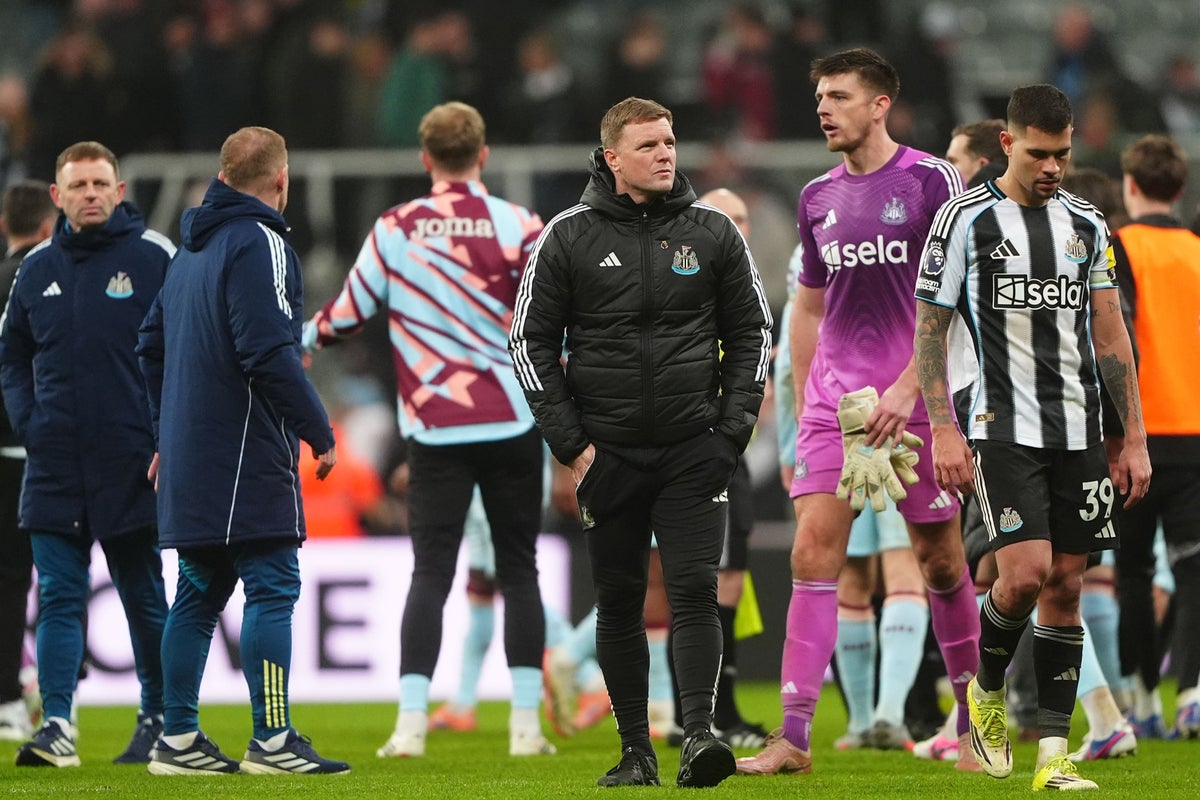 Image for the article: Eddie Howe takes ‘full responsibility’ as Newcastle booed off after home loss