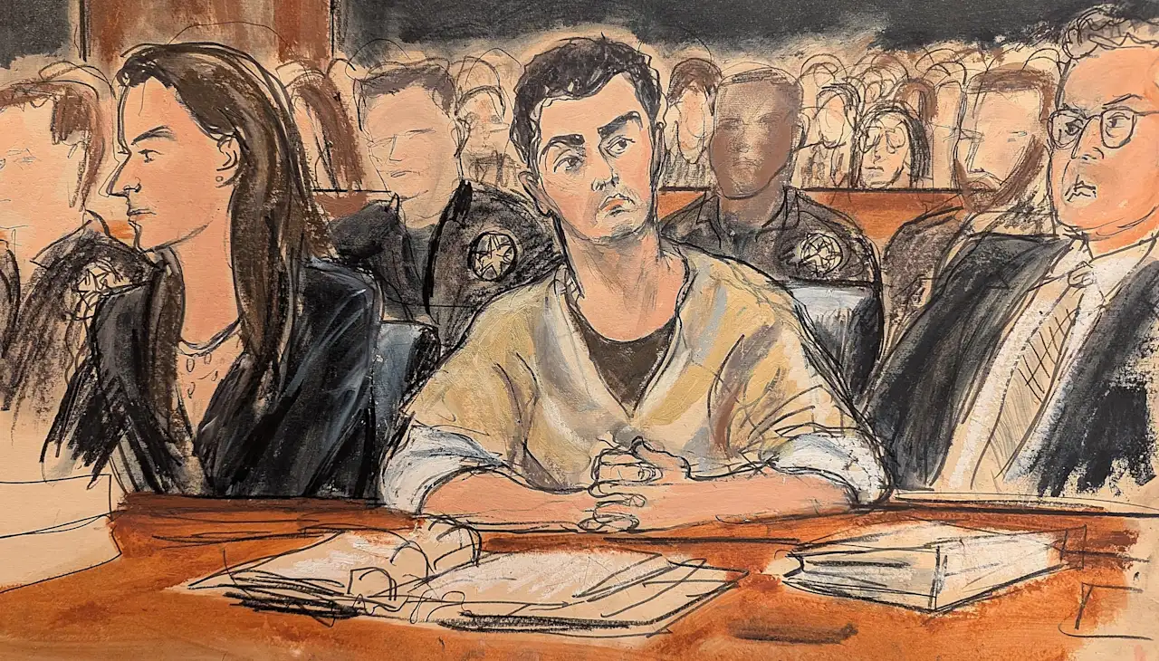 Изображение к статье: Судья постановил, что Луиджи Манджоне не будет приговорен к смертной казни за убийство генерального директора UnitedHealth.