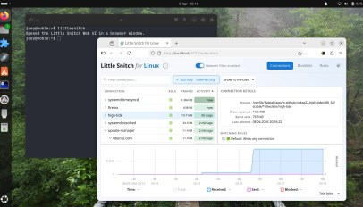 記事の画像： macOSのネットワークツールであるLittle Snitchが、Linuxでも利用可能になりました