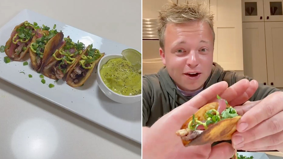 Image for the article: Content creator shocks social media by turning invasive iguana and its eggs into tacos