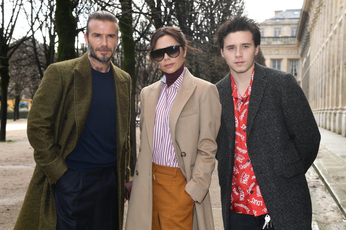 Image for the article: David and Victoria Beckham reflect on ‘great memories’ of family harmony after Brooklyn’s tell-all statement