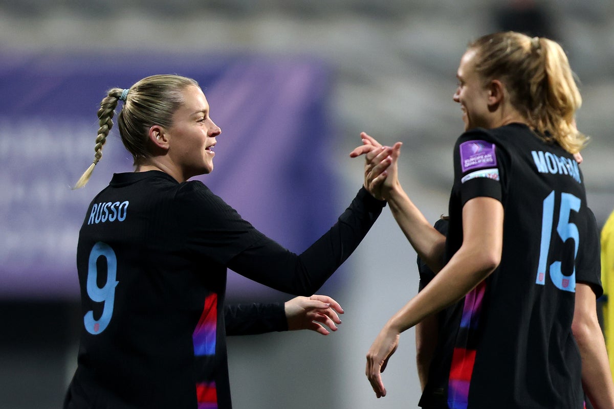 Изображение к статье: Украина против Англии: Джорджия Стэнвей оформляет хет-трик, "Львицы" уверенно лидируют в отборе на Чемпионат мира