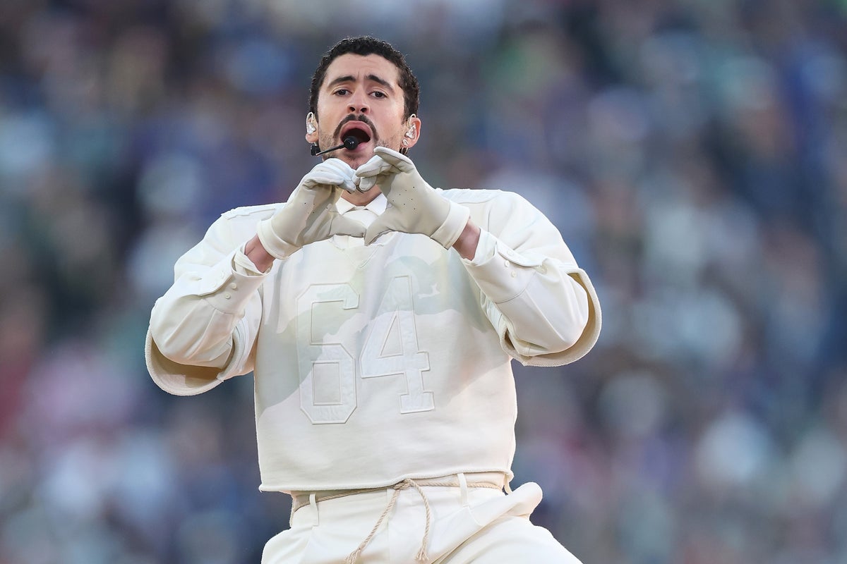 Image for the article: FCC requested transcripts of Bad Bunny’s Super Bowl halftime performance