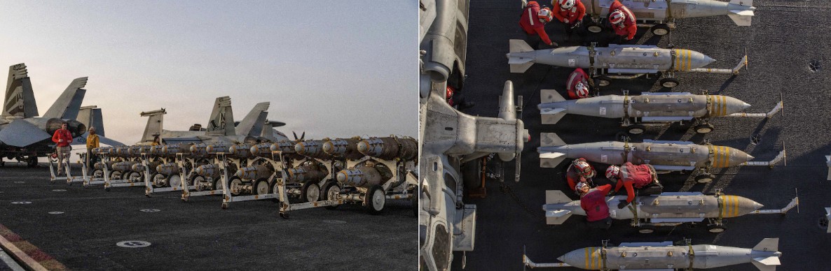 Изображение к статье: «Бомбы будут падать повсюду»: американское, израильское и иранское оружие, развертываемое на Ближнем Востоке