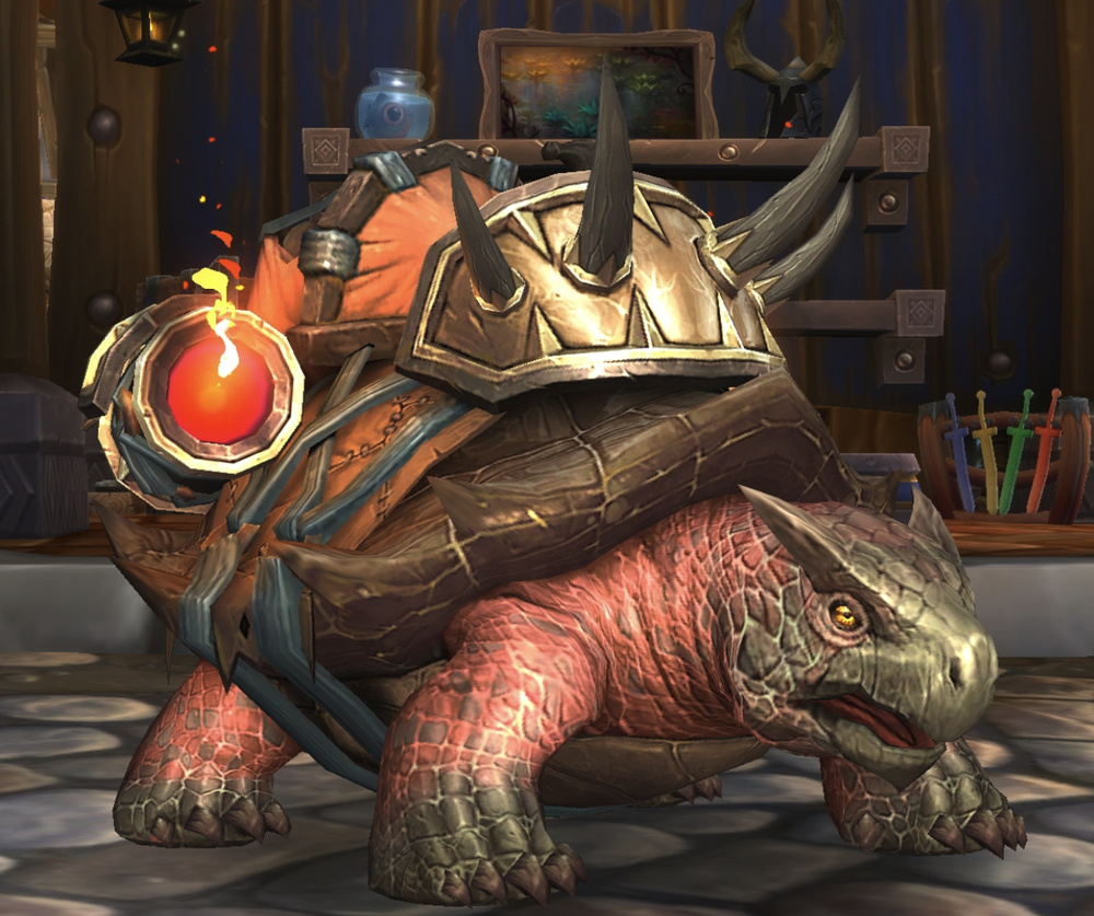 Изображение к статье: Игроки World of Warcraft смогут получить ездовое животное-черепаху с пушкой в январе в Торговой лавке