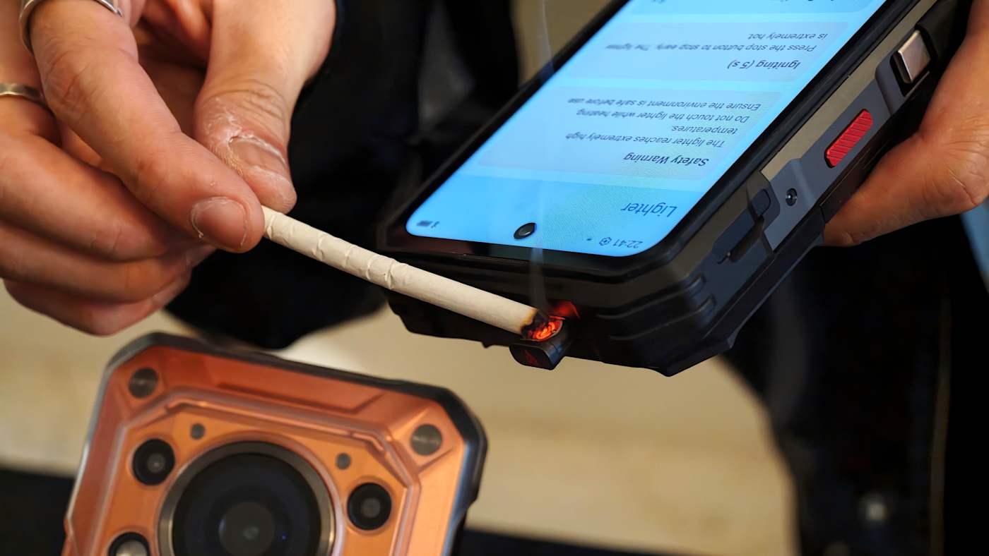 Image for the article: MWC 2026’s most bizarre phone can start fires (on purpose)