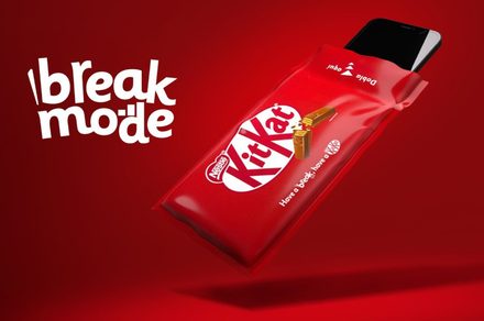 文章配图： KitKat 拥有一种特殊的巧克力包装，能将你的手机与外界隔绝。