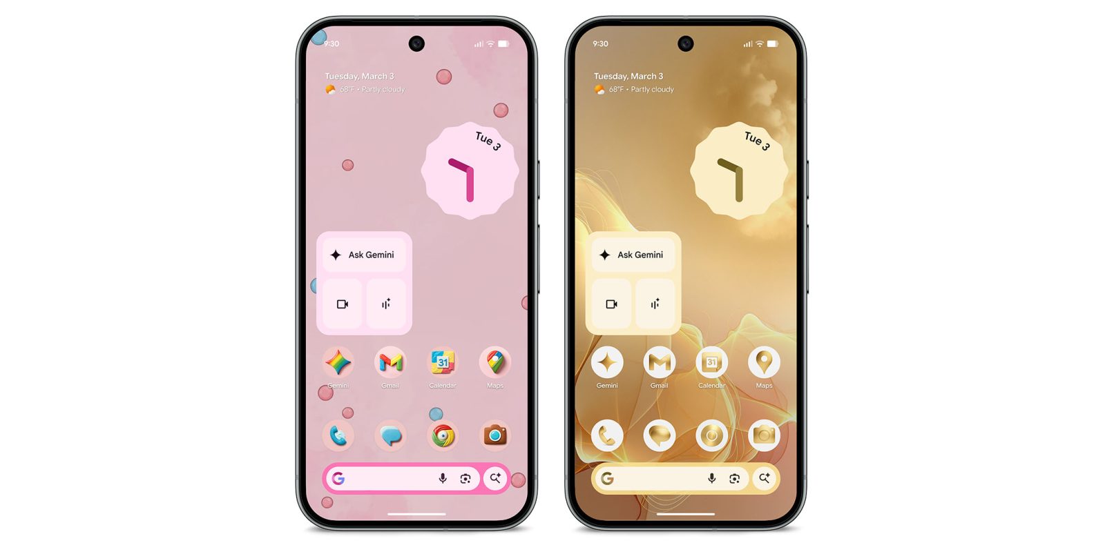 Изображение к статье: Домашние экраны Pixel получают пользовательские значки, но Google держит их привязанными к ИИ.