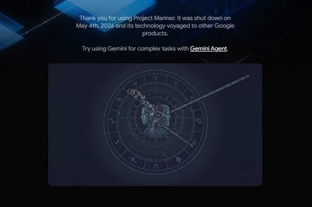 文章配图： Google 终止了 Project Mariner 项目，该项目是一个能够像人类一样浏览网页的 AI 智能体。