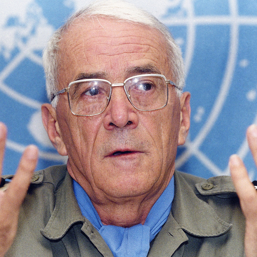 Image for the article: Philippe Morillon, General Who Made Fateful Protection Promise, Dies at 90
