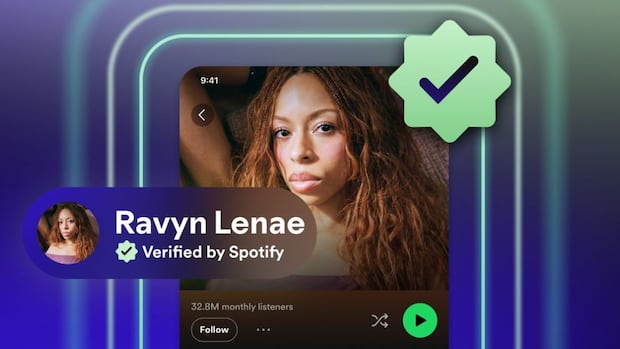 文章配图： Spotify 正在验证非 AI 生成的音乐人。这可能会如何帮助艺术家，又可能如何伤害他们