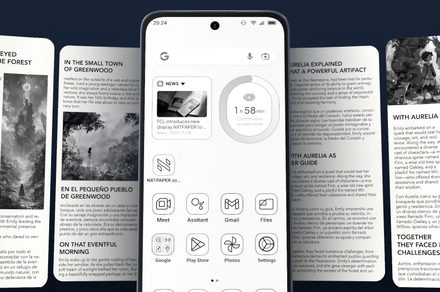 Image for the article: TCL upgrades its eye-pleasing paper-like screen on an AMOLED panel for phones