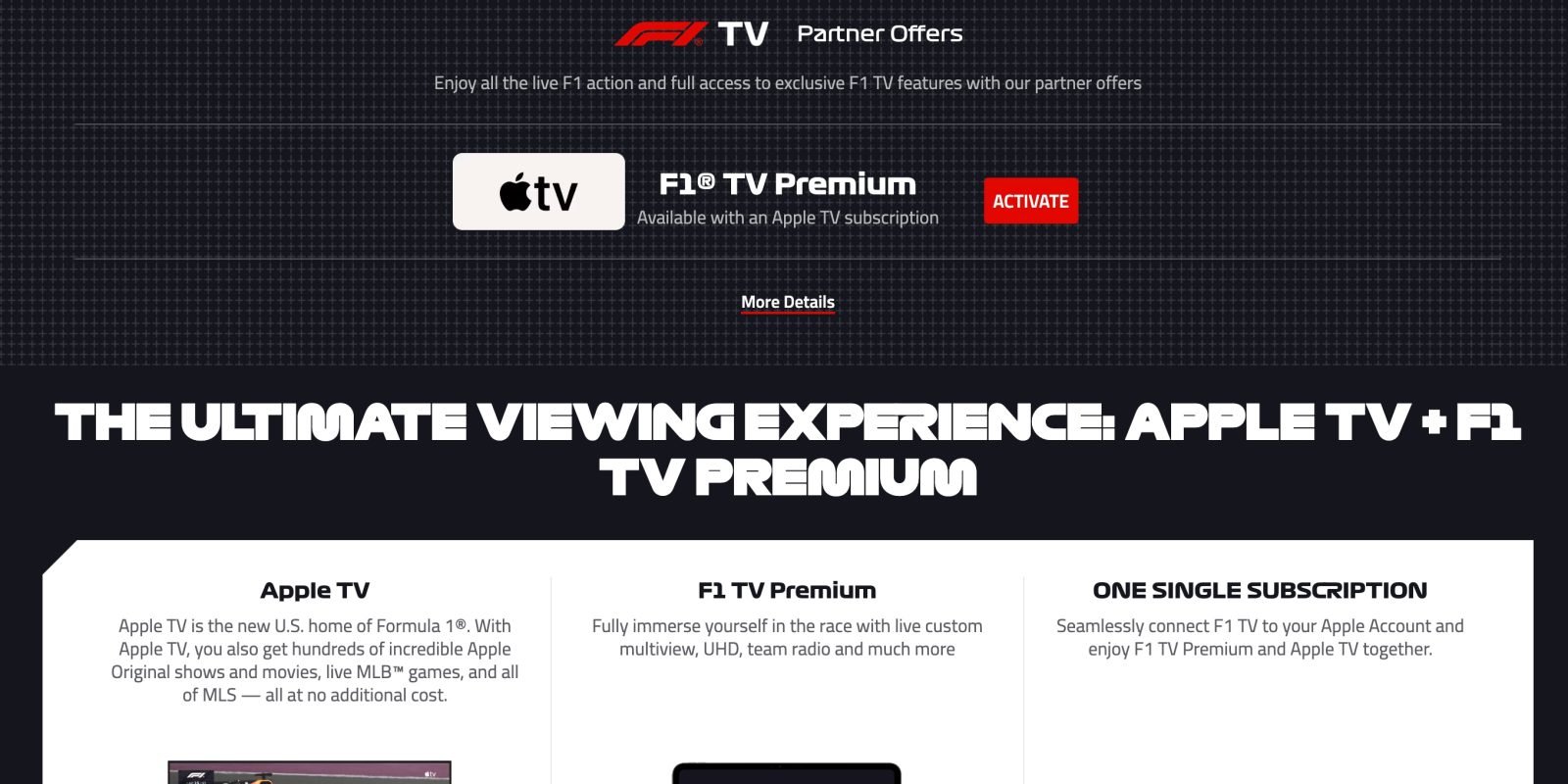 Изображение к статье: Теперь вы можете получить доступ к F1 TV с помощью своей учетной записи Apple TV, вот как это настроить.