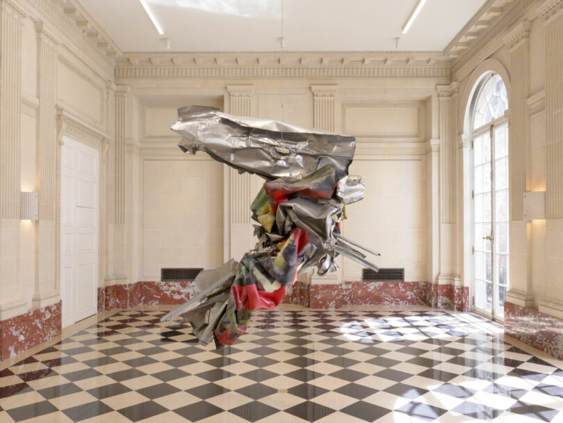 Image for the article: Kennedy Yanko’s Epic Two-Gallery Exhibition of Crushed Metal