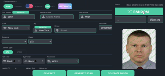 Изображение к статье: Украинский хакер признал себя виновным в управлении сайтом мошенничества с AI-ID OnlyFake