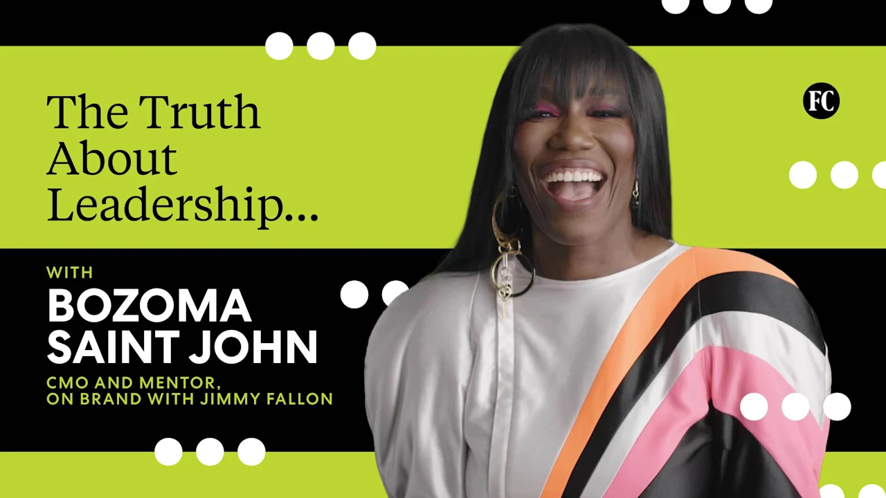 文章配图： Bozoma Saint John 不相信冒名顶替综合征——而且你也不应该相信。