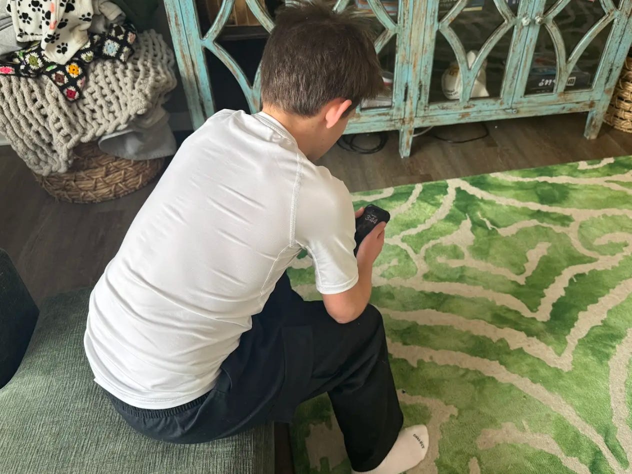 Image for the article: I said I wouldn't get my son a cellphone. I changed my mind when he turned 11, and I'm glad I did.