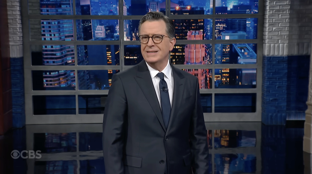 Изображение к статье: Стивен Колберт высмеивает Илона Маска по поводу электронного письма об эпштейновских файлах