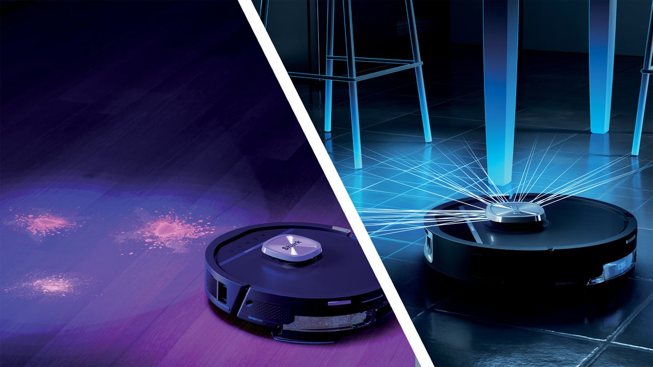 Image for the article: Shark's new robovac has a UV light to make your grubby floors glow — before scrubbing them clean again