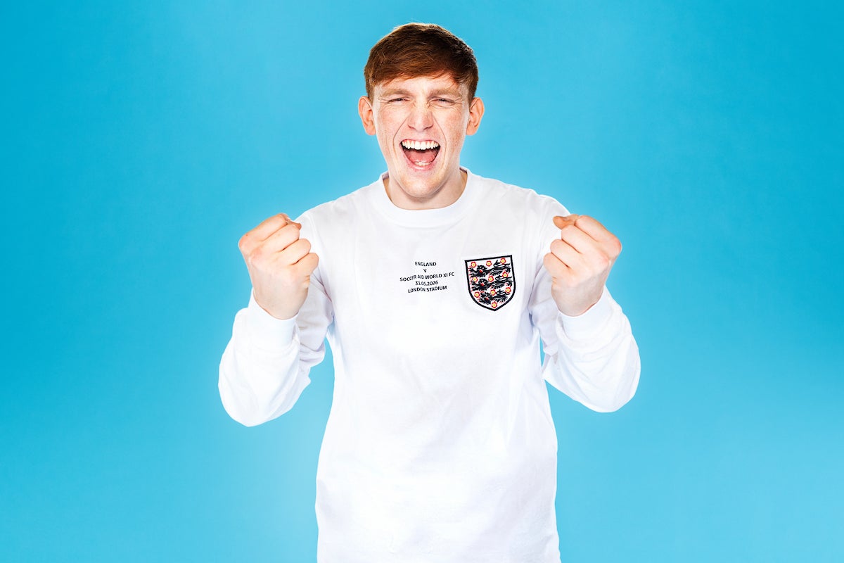 Изображение к статье: Angryginge говорит, что возвращение Soccer Aid - это "момент, от которого захватывает дух".