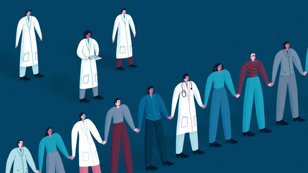 기사 이미지: STAT+: 독립 의사들, 거대 의료 기업에 대한 회의론 속에서 새로운 옹호 단체 결성