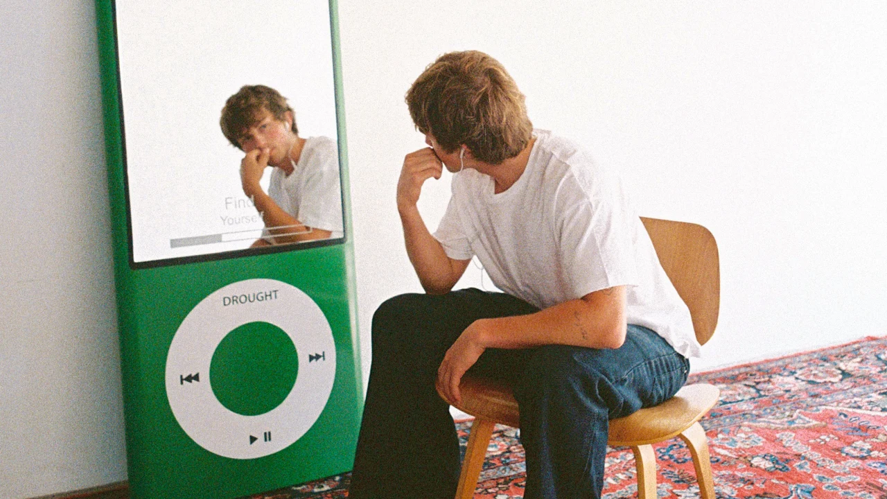 Image for the article: This giant iPod Nano is actually a mirror