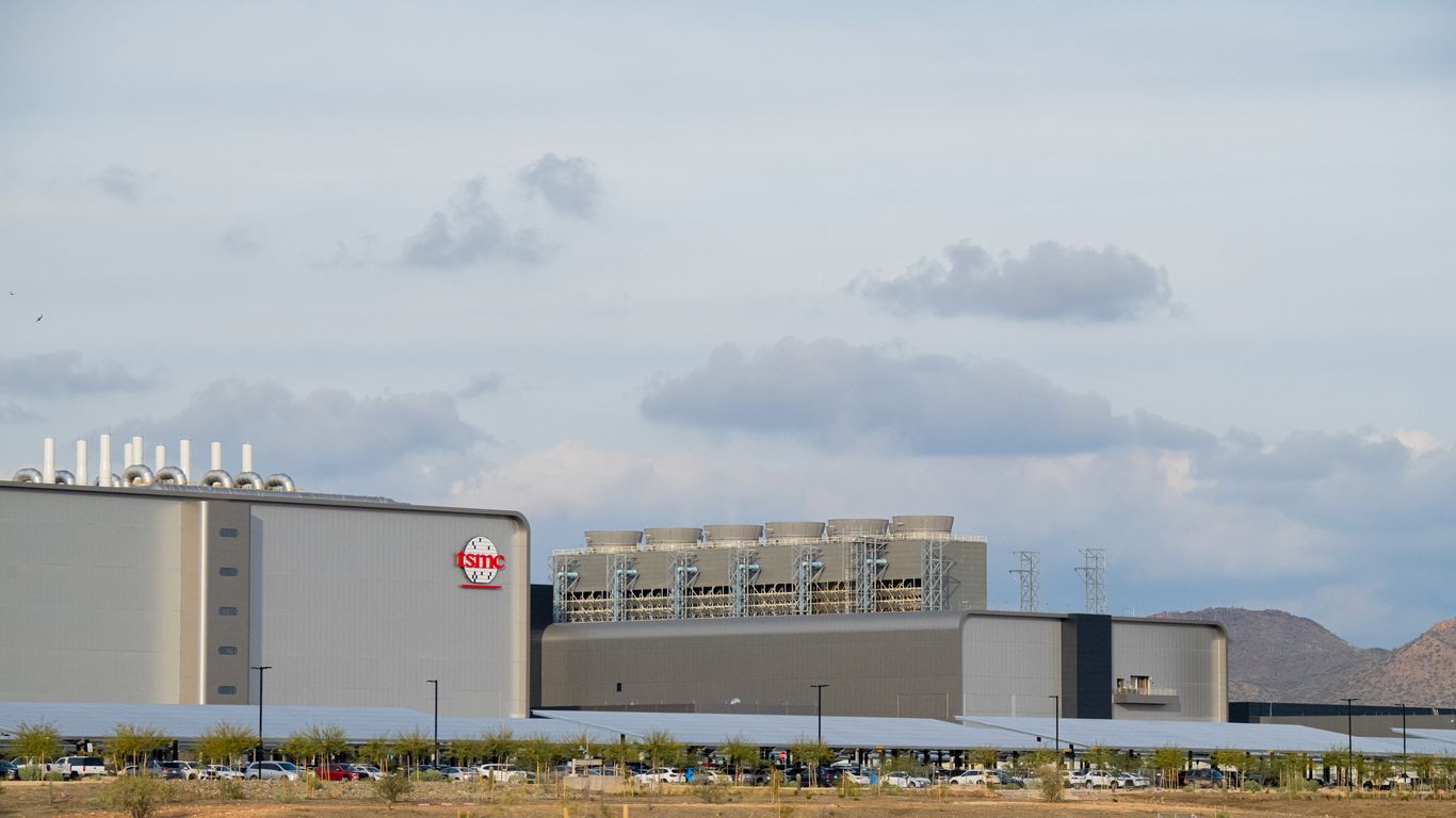 Image illustrant l'article : TSMC mise gros sur l'Arizona pour la fabrication de puces de pointe.