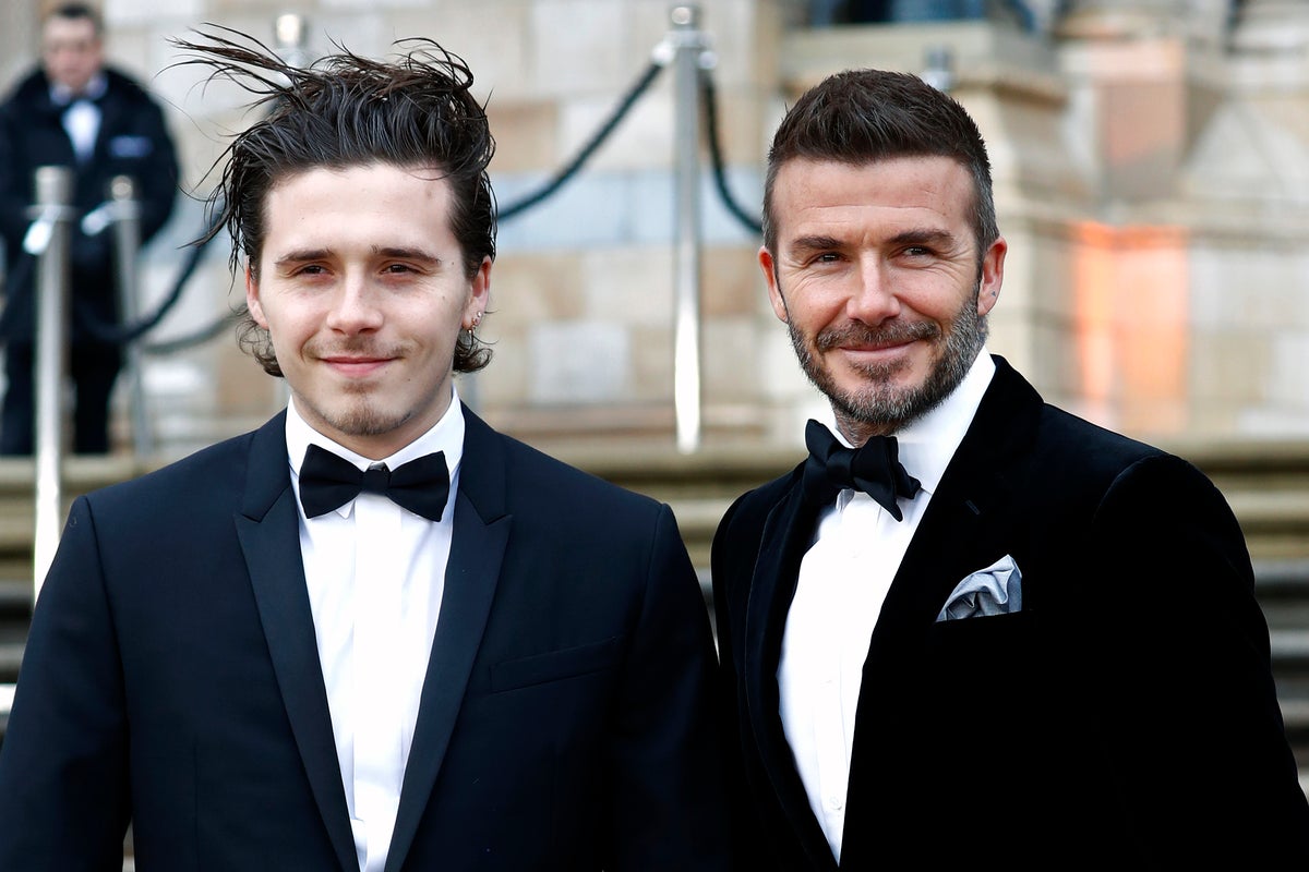Image for the article: David Beckham shares subtle tribute to son Brooklyn amid family feud