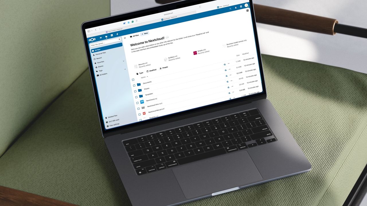 文章配图： 使用开源的 Nextcloud Hub 可免费存储您的文件。