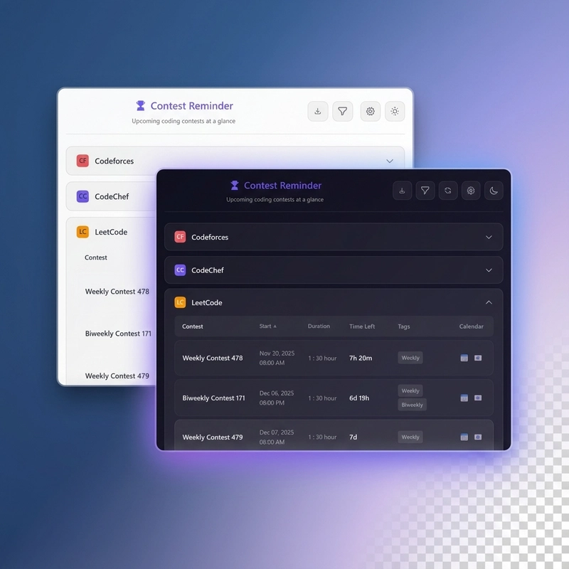 기사 이미지: 🕒 코딩 대회 타이머 – 코딩 대회를 다시는 놓치지 마세요 🚀