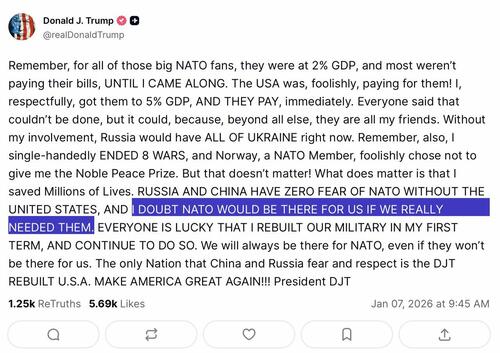 Изображение к статье: Трамп предупреждает НАТО: без Америки нет Альянса