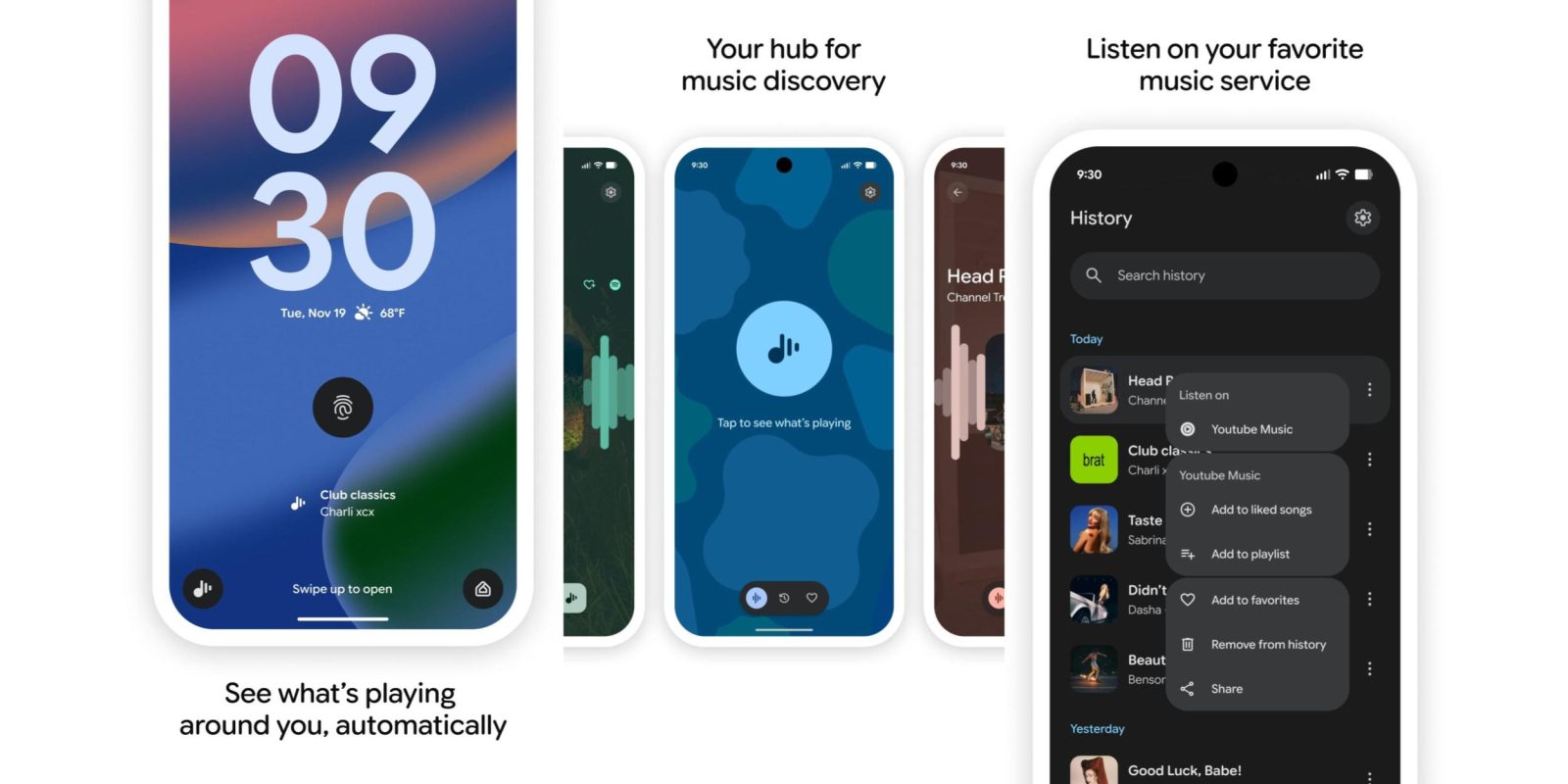Image for the article: Pixel Now Playing redesign with M3 Expressive rolling out