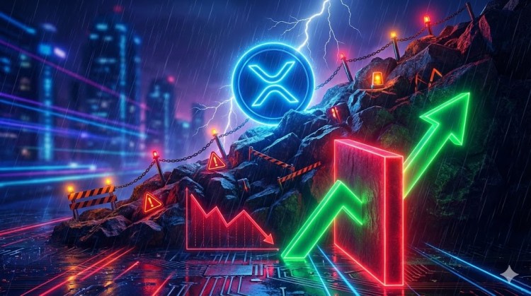 Изображение к статье: Цена XRP стремится к росту, сопротивление заставляет рынок гадать