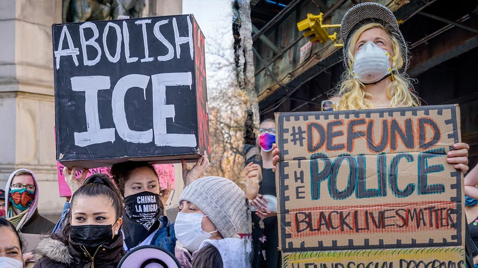 Image for the article: Philanthropy group ripped for bankrolling 'radical' defund the police, anti-ICE groups: 'Less safe'