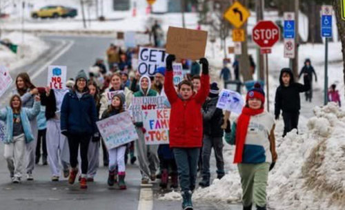 기사 이미지: "국가를 마비시킬 것": 극좌 NGO, '얼음 퇴출' 시위대로 어린이 동원 준비