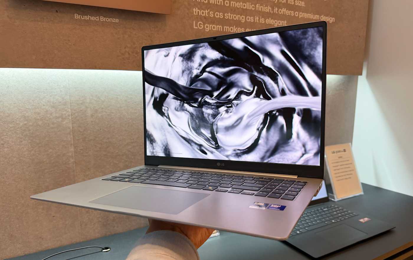 Image for the article: LG's 'Aerominum' Gram Pro laptops feel impossibly light and strong