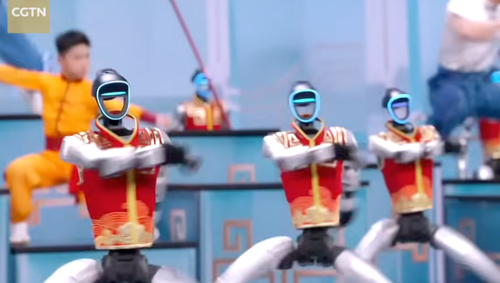 Image for the article: Watch: Humanoid Robots In China Put On Jaw-Dropping Show