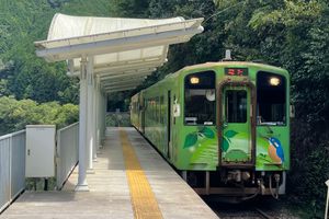 기사 이미지: 일본 이와쿠니의 미하라시 세이류 역