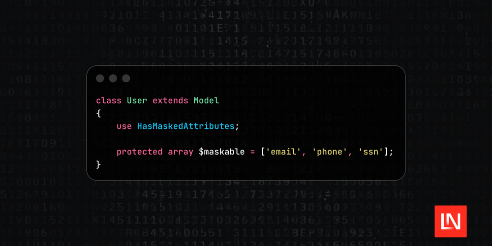 기사 이미지: 라라벨에서 검색 시 민감한 웅변 어트리뷰트 마스크 적용